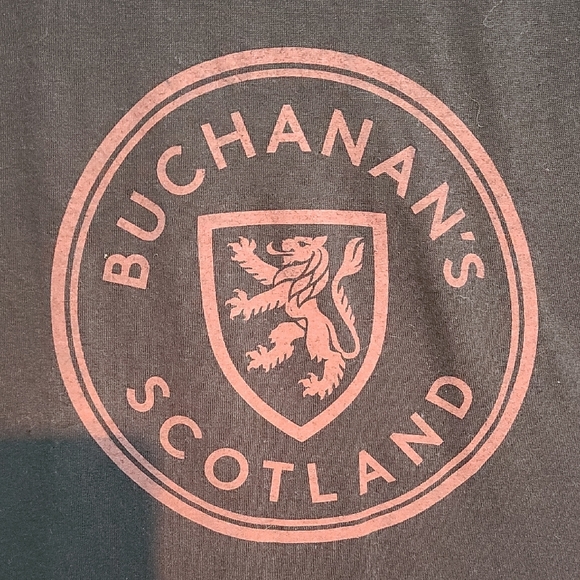 SHIRT SALE Buchanans Scotch Black T-Shirt - Picture 2 of 4